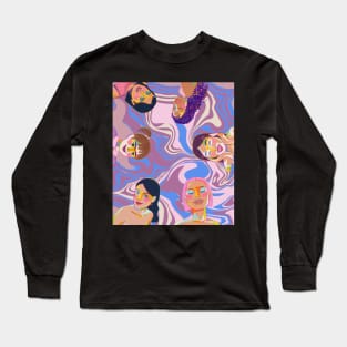 Sisters of All Ages: Celebrating the Beauty of Differences Long Sleeve T-Shirt